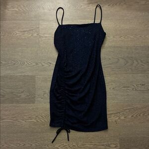 Windsor Sparkling Dark Blue Mini Dress